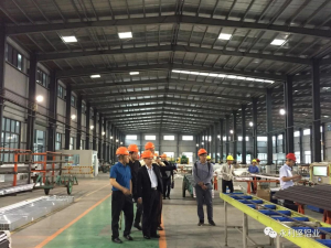 2019年5月8日，广东永利坚铝业有限公司热情接待到来进行调研的中国有色金属加工工业协会人员。